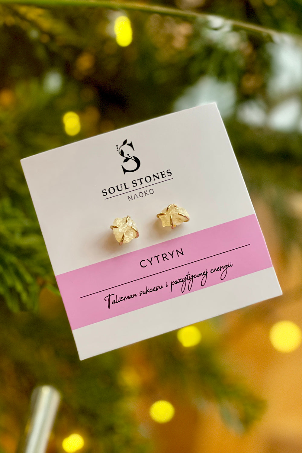 Kolczyki Soul Stones Citrine