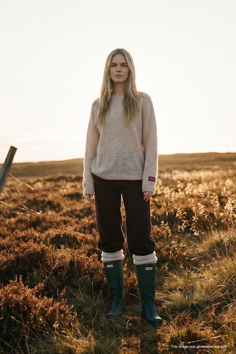 Sweter z wełną Open Sky