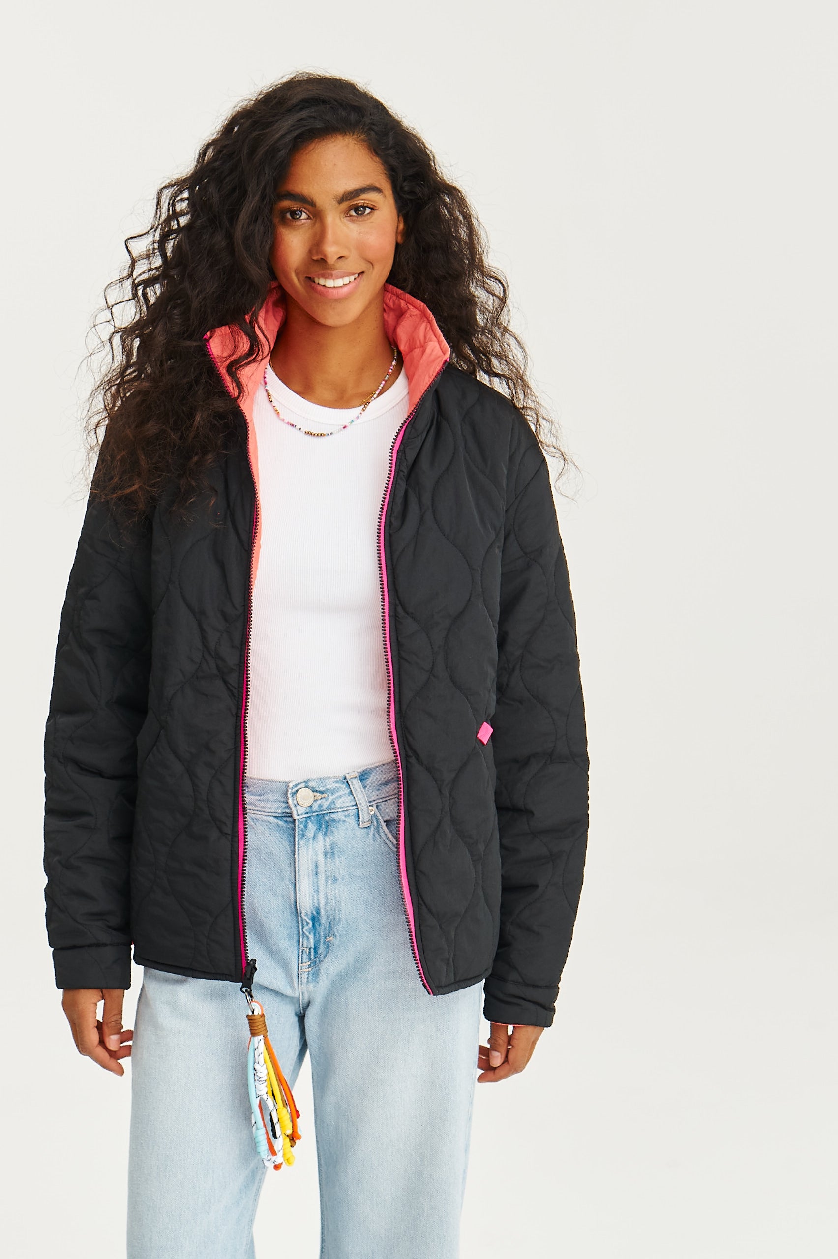 Kurtka dwustronna Poppy Pink Thunder