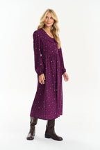 Sukienka midi Plum Funghetti