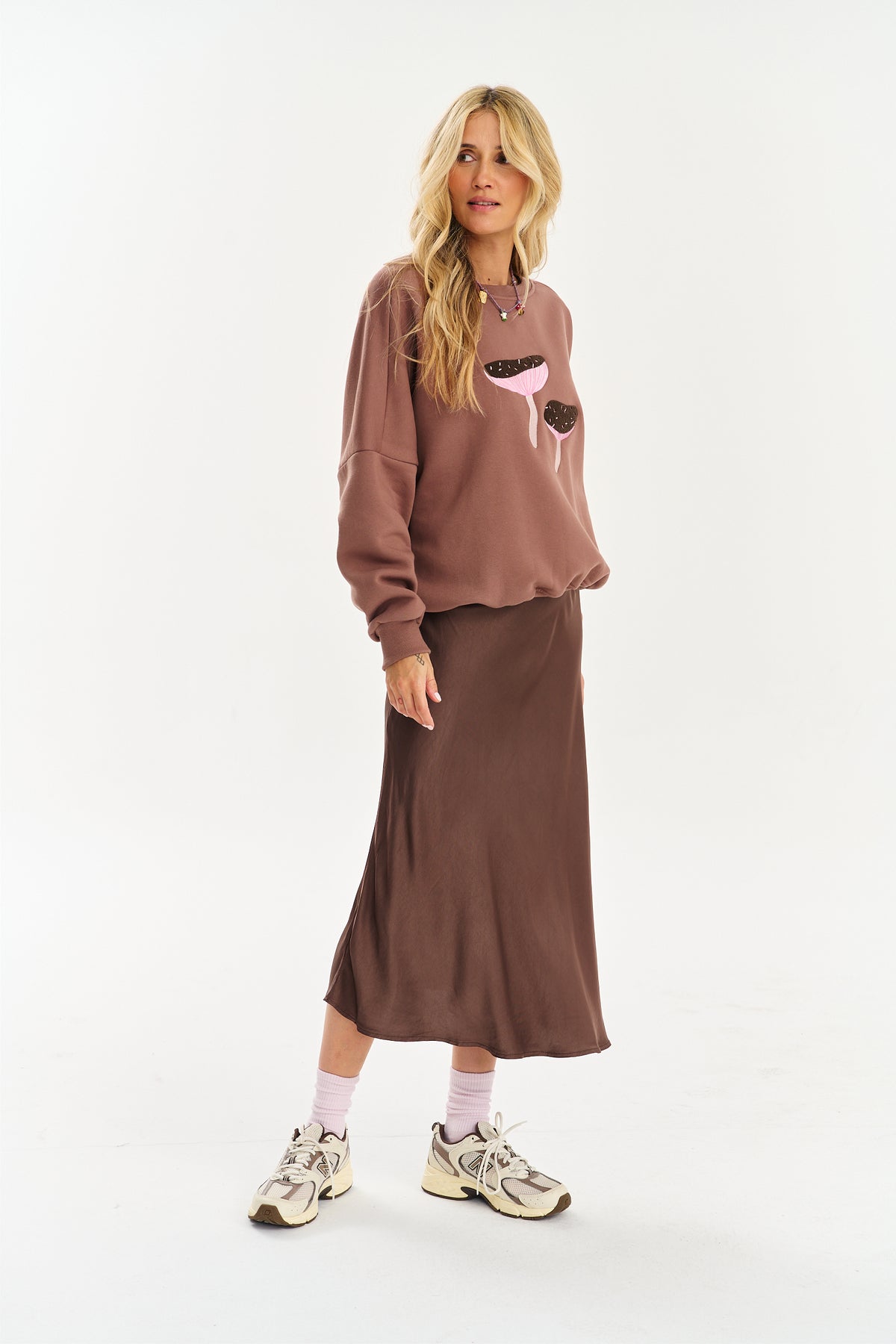 Spódnica midi Chocolate Touch