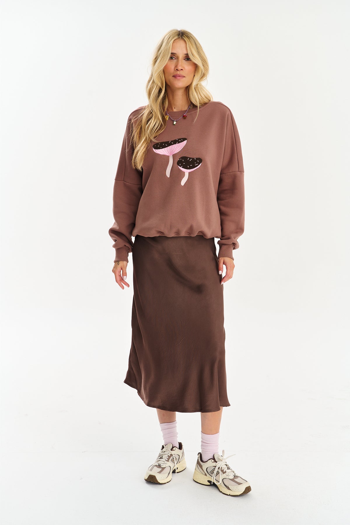 Spódnica midi Chocolate Touch