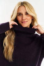 Sweter golf merino z kaszmirem Figment