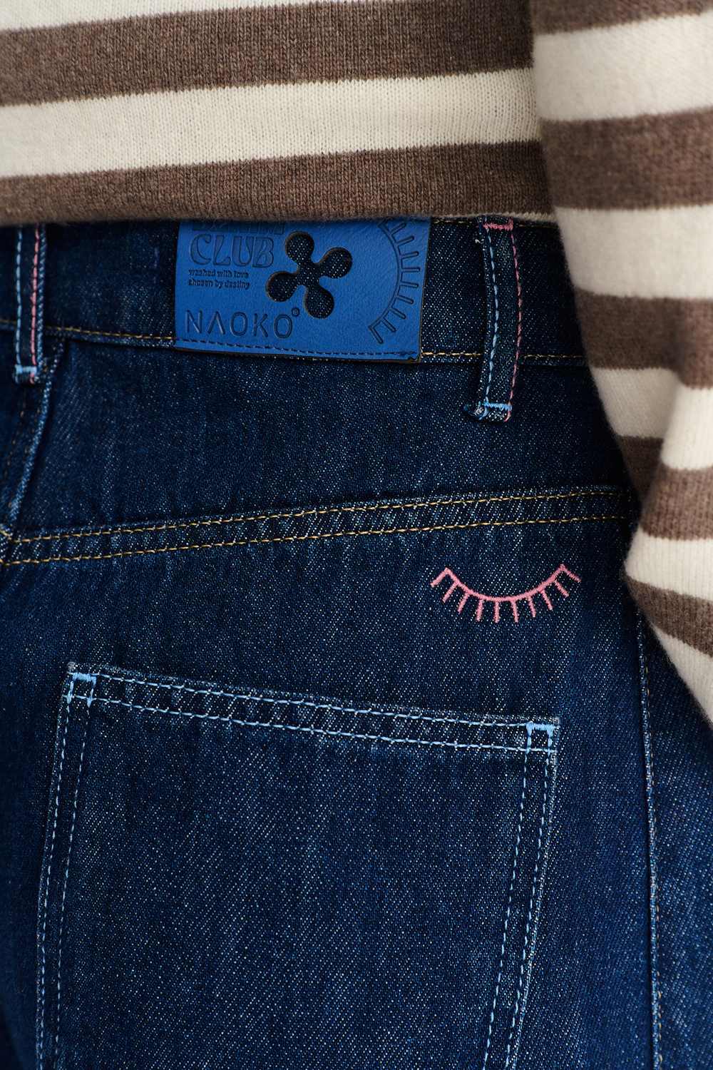 Spodnie jeansowe barrel Easy Blue