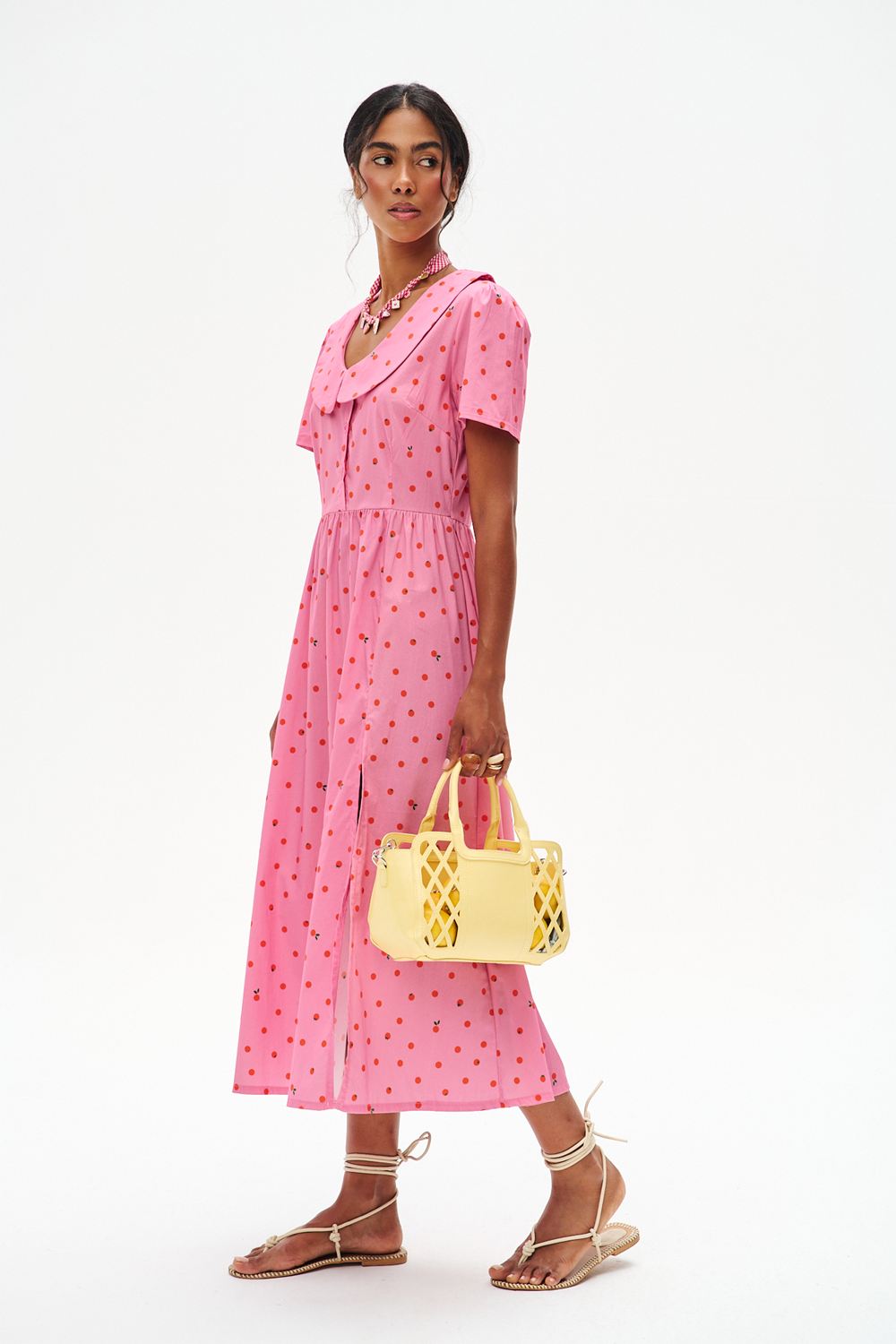 Sukienka midi Pink Pomodorini