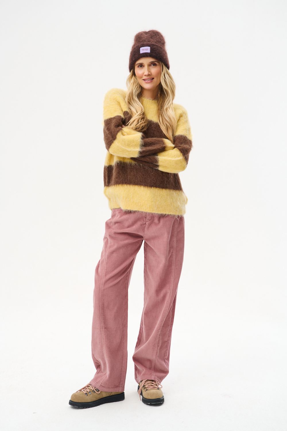 Sweter z wełną Creme Brulee