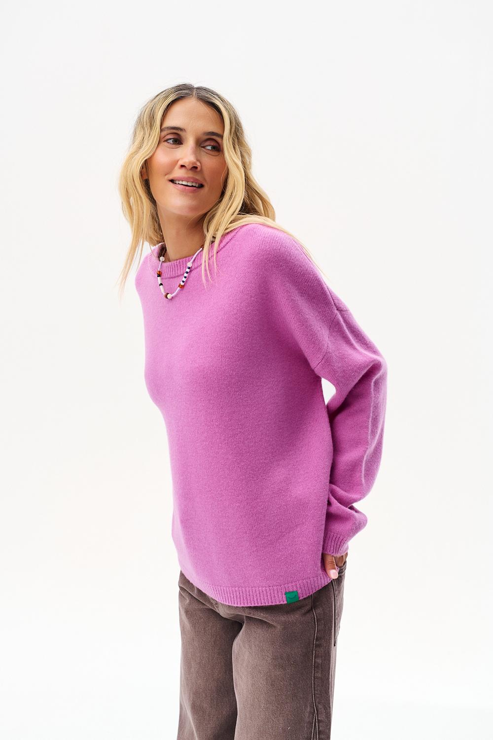 Wełniany sweter Blush Hour