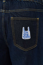 Spodnie jeansowe barrel Troublemakers