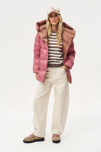 Dwustronna kurtka zimowa Alaska Caramel Blush
