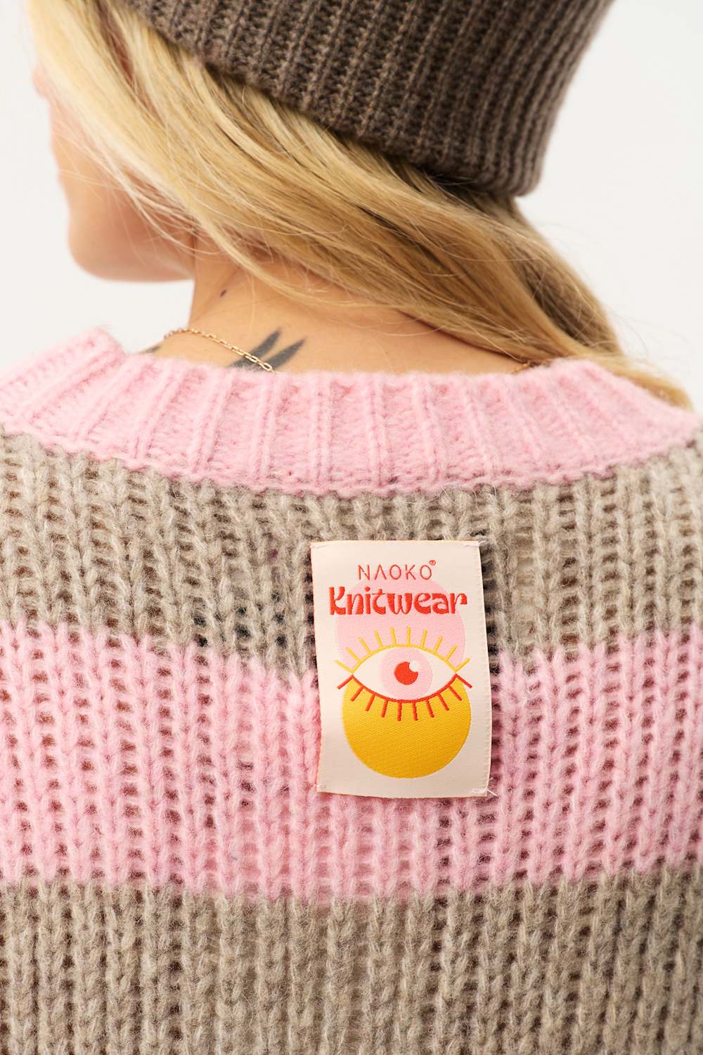 Czapka beanie z kaszmirem Nutmeg Cookie