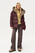 Dwustronna kurtka zimowa Alaska Moody Plaid