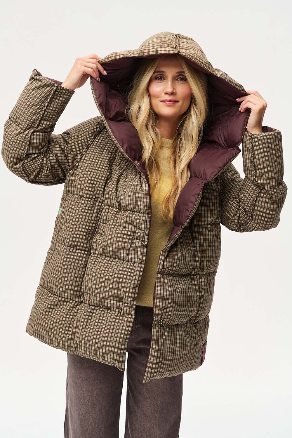 Dwustronna kurtka zimowa Alaska Moody Plaid