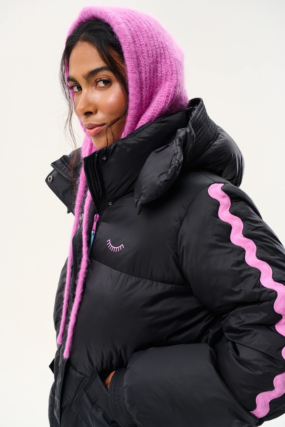 Czapka Balaclava Fluffy Rose