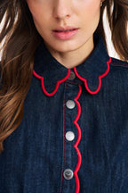 Sukienka jeansowa mini Swinging Stitch