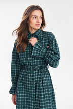 Sukienka koszulowa mini Tartan Rebel