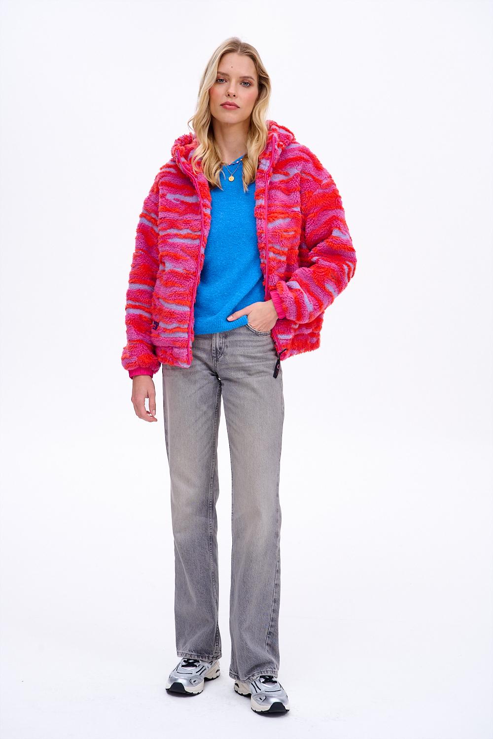 Kurtka z kapturem Snuggle Polar Berries