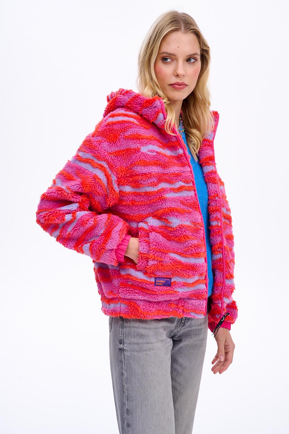 Kurtka z kapturem Snuggle Polar Berries