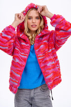 Kurtka z kapturem Snuggle Polar Berries
