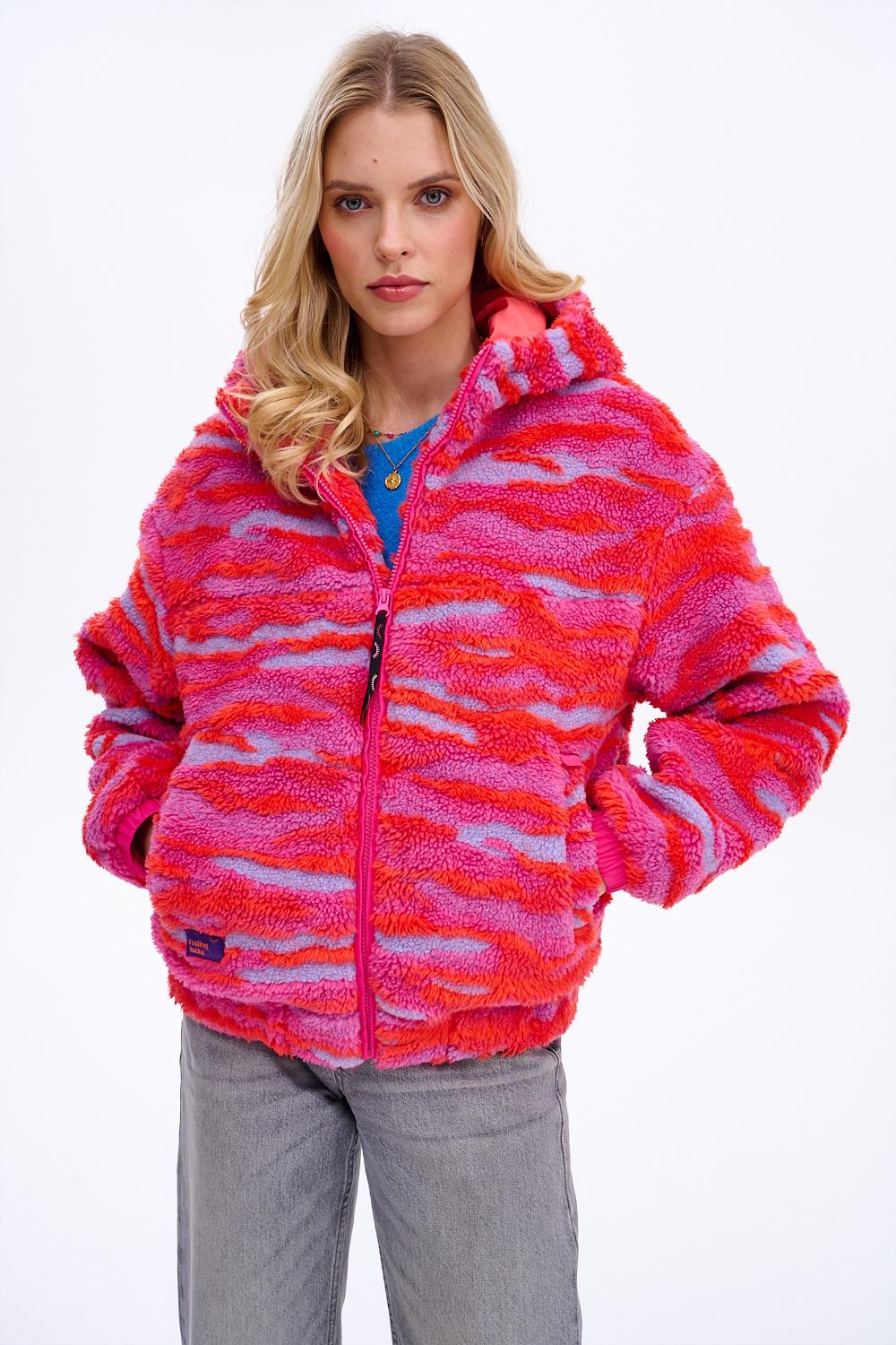 Kurtka z kapturem Snuggle Polar Berries