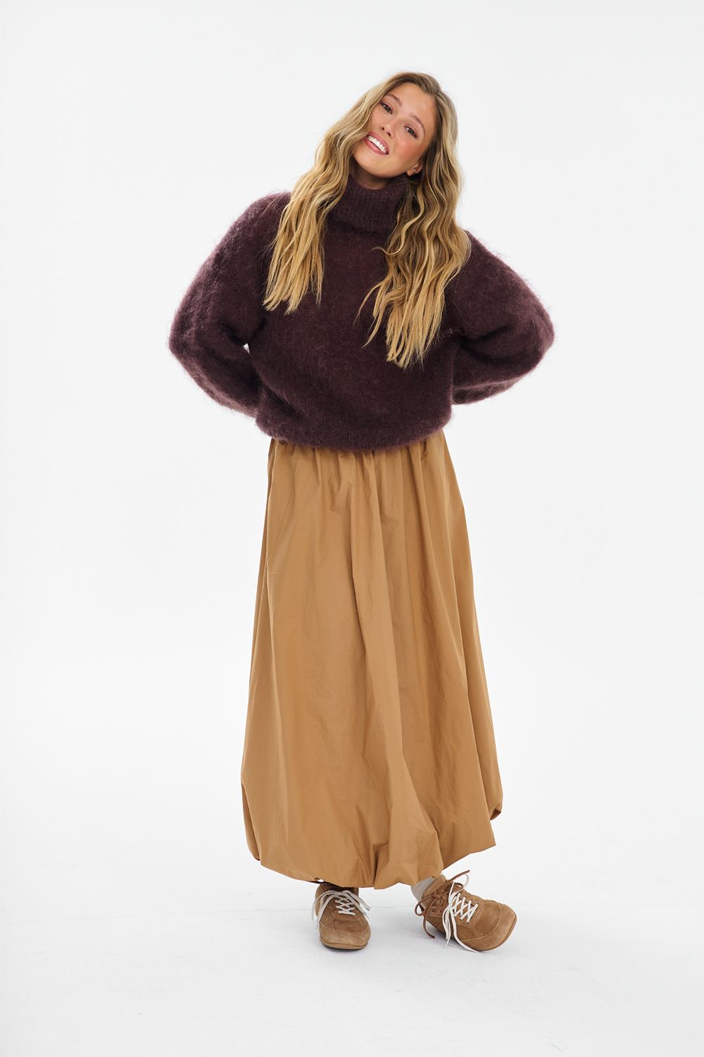 Sweter moherowy z golfem Cheyenne
