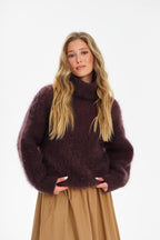 Sweter moherowy z golfem Cheyenne