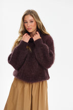 Sweter moherowy z golfem Cheyenne