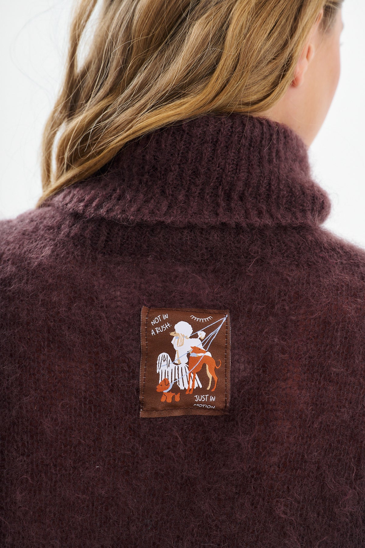 Sweter moherowy z golfem Cheyenne