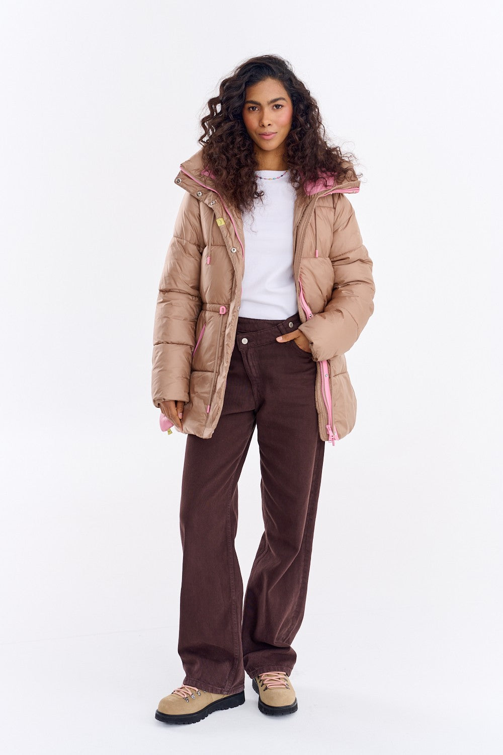 Kurtka zimowa Davos Cocoa Blush