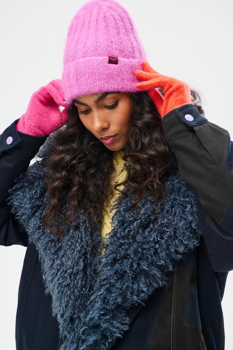 Czapka Fluffy Bubblegum