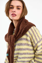 Apaszka Alpaca Espresso