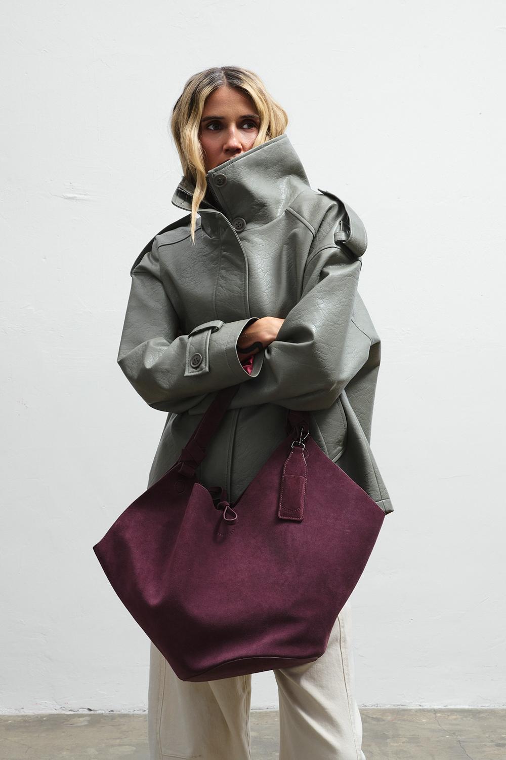 Torba skórzana zamszowa Pure Dimension