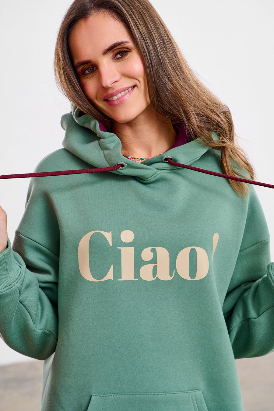 Bluza z kapturem Only Ciao
