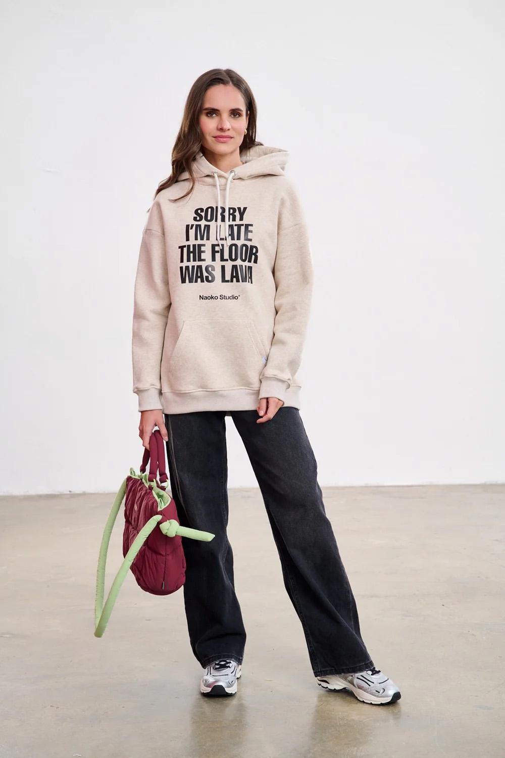 Bluza z kapturem Floor is Lava