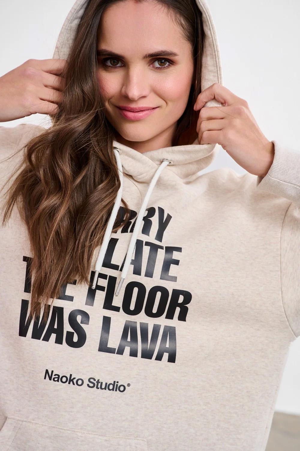 Bluza z kapturem Floor is Lava