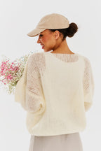 Sweter moherowy Ivory Echo