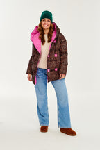 Dwustronna kurtka zimowa Alaska Pink Panther