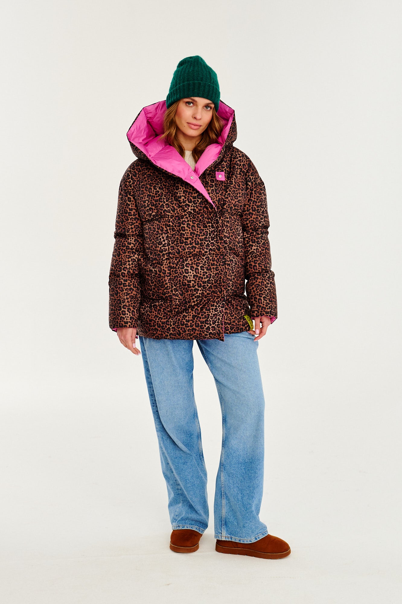 Dwustronna kurtka zimowa Alaska Pink Panther