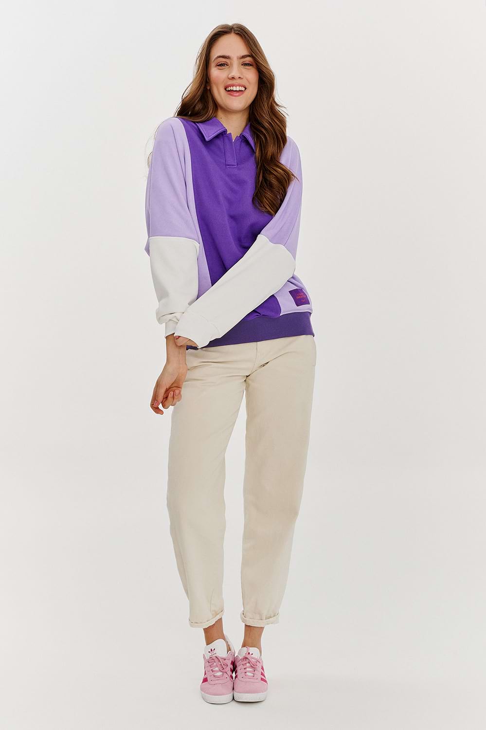 Bluza polo Mystic Plum