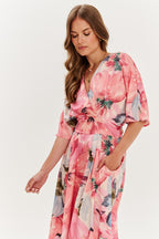Sukienka midi Tuscany Blush
