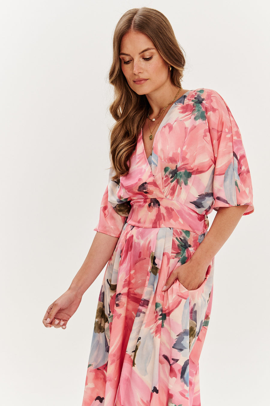 Sukienka midi Tuscany Blush