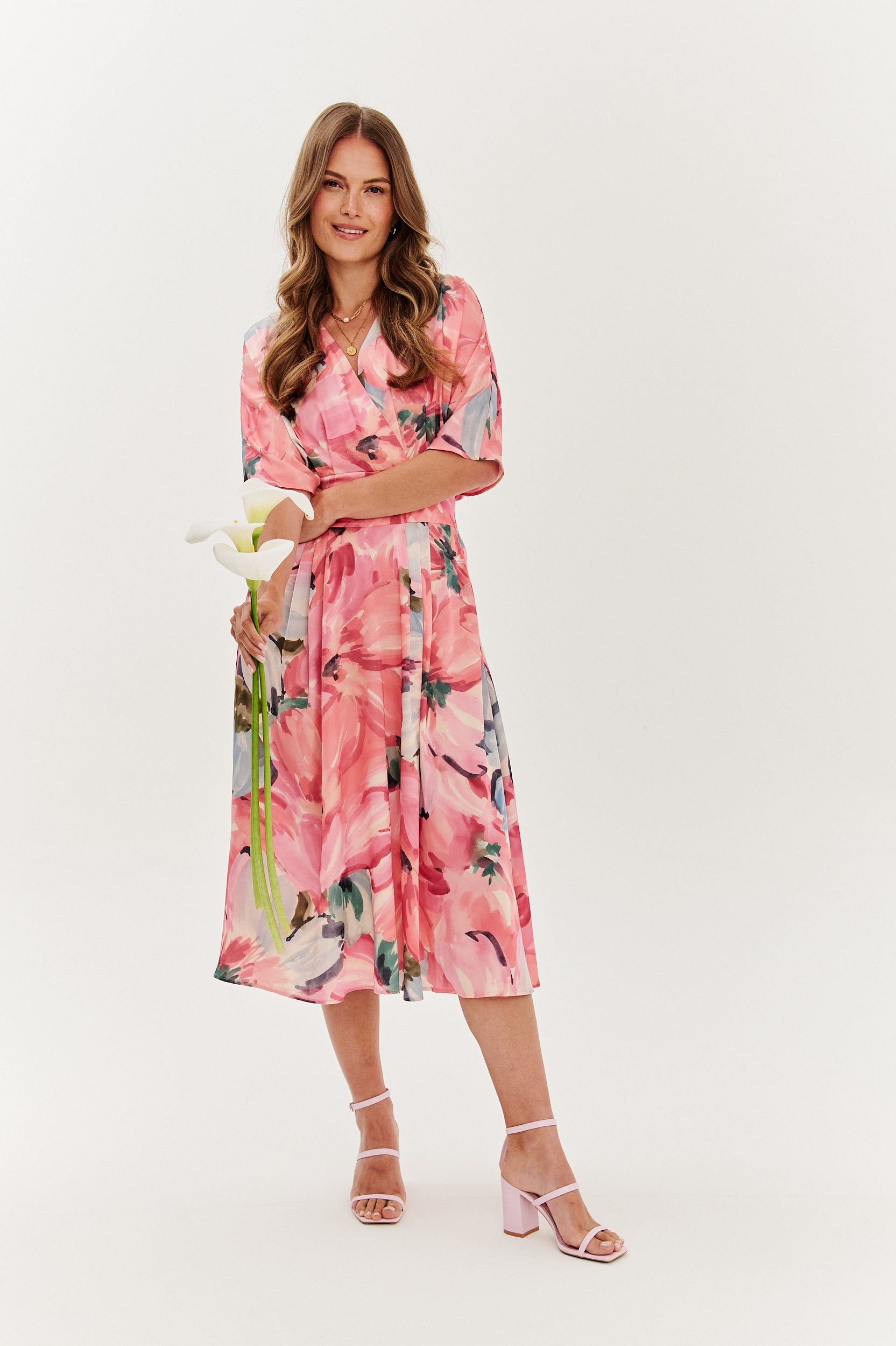Sukienka midi Tuscany Blush