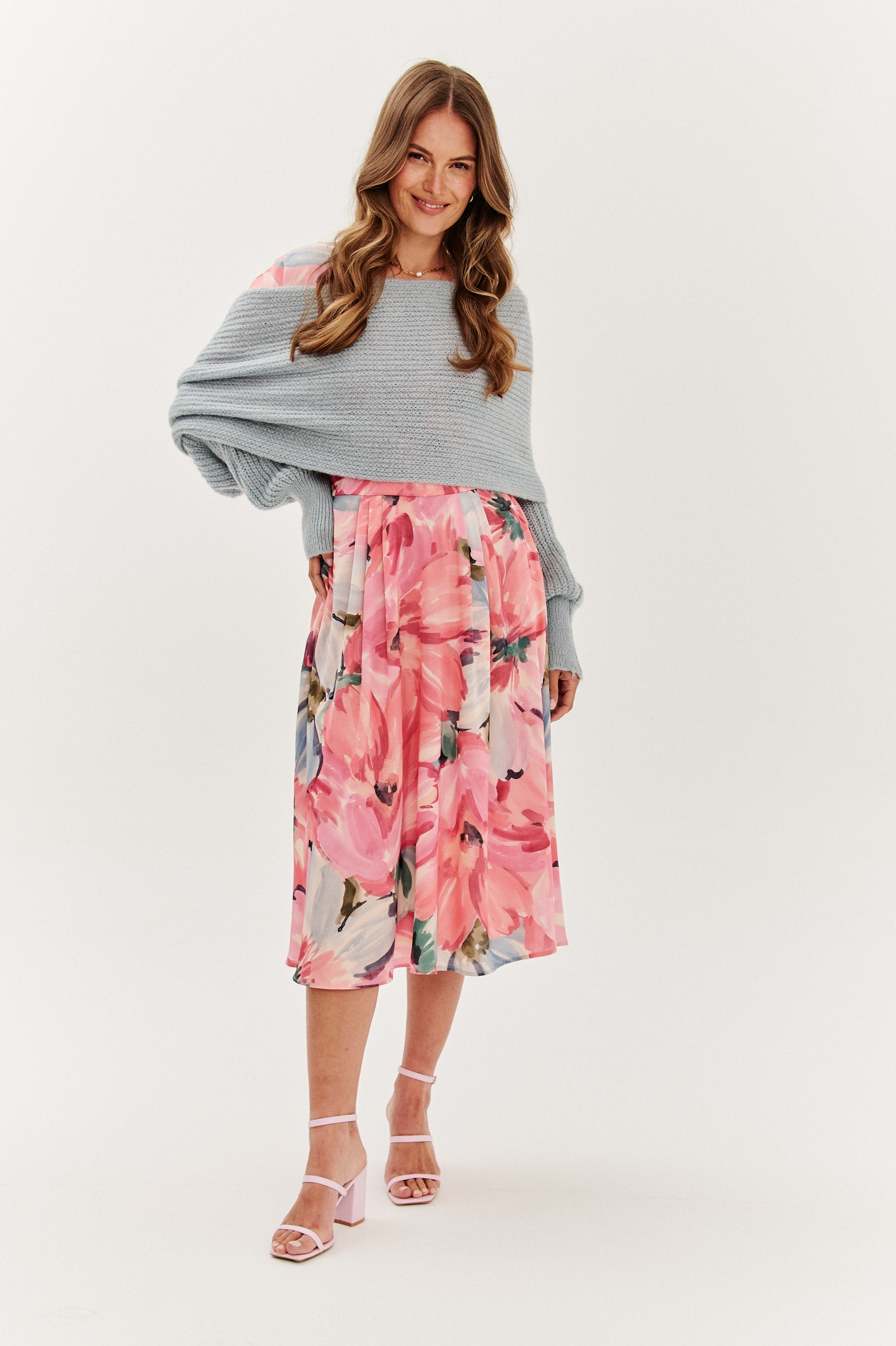 Sukienka midi Tuscany Blush