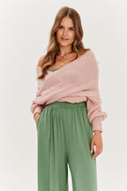 Narzutka swetrowa multiway Icy Raspberry