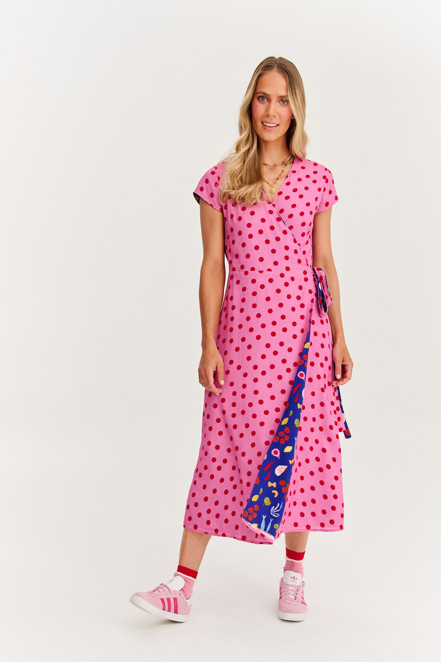 Sukienka dwustronna Chameleon Spicy Dots