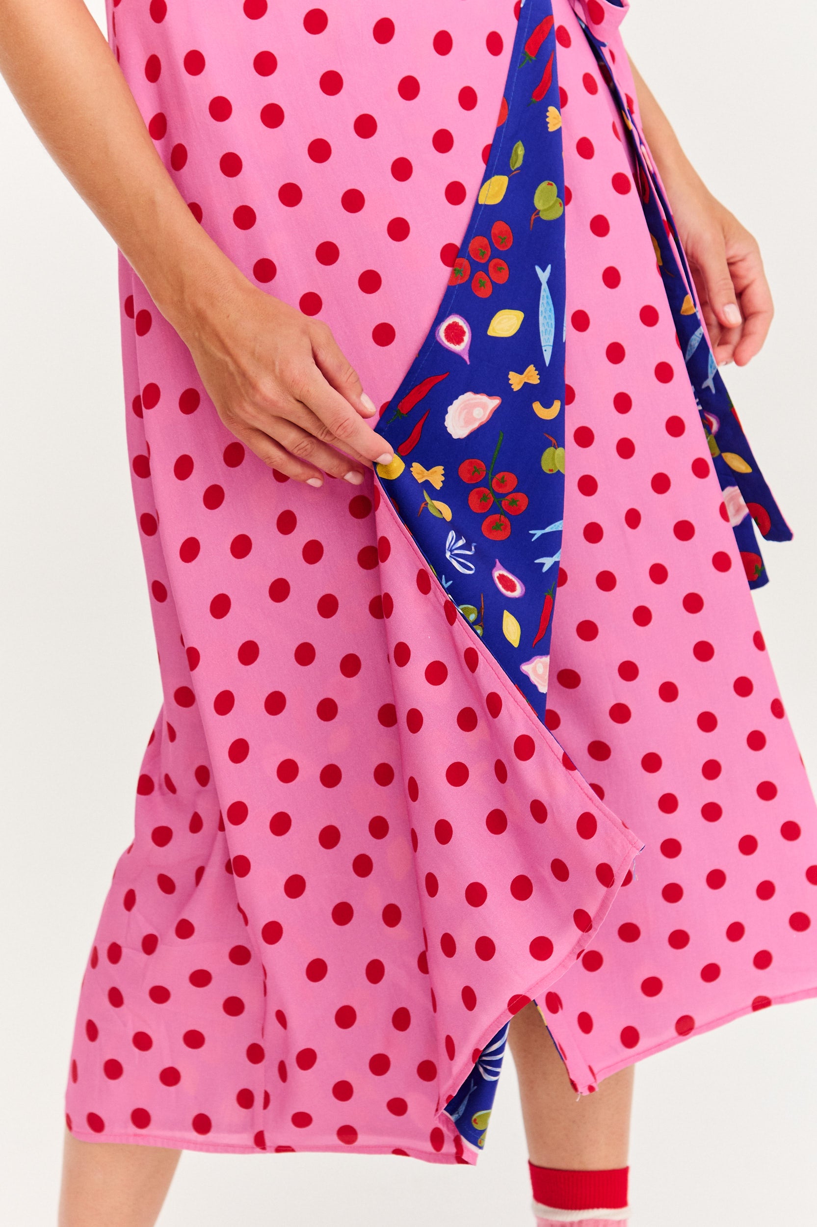 Sukienka dwustronna Chameleon Spicy Dots