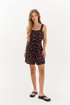 Kombinezon lniany mini Cheeky Cherry