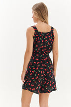 Kombinezon lniany mini Cheeky Cherry