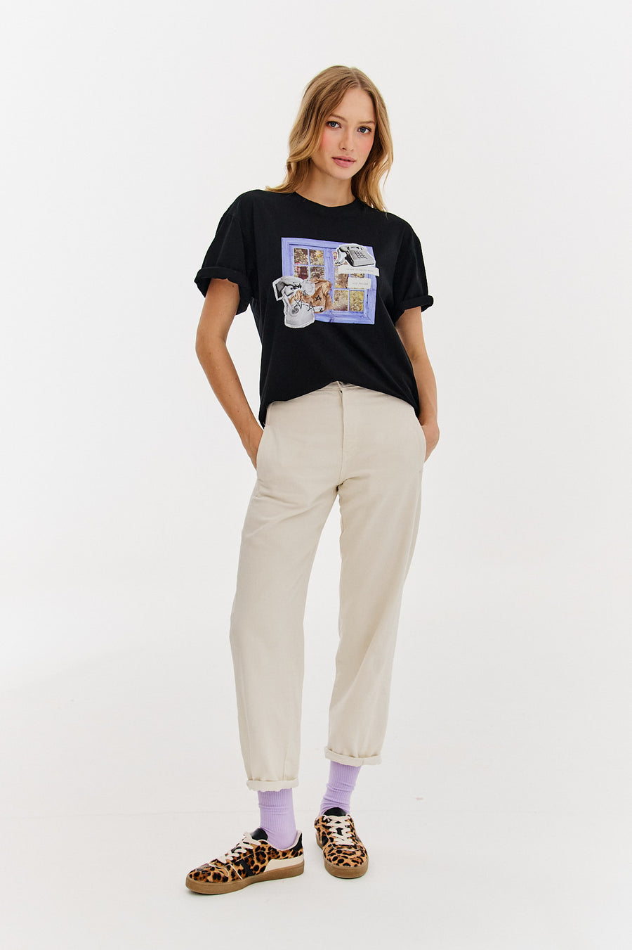 T-shirt Old Hello