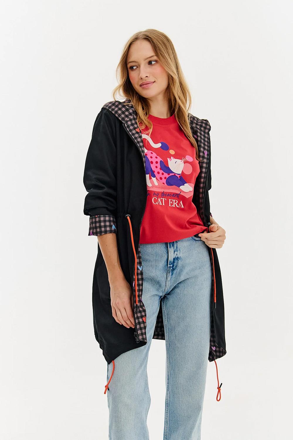 Parka dwustronna Pixel Love