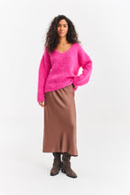 Sweter moherowy Pink Thunder